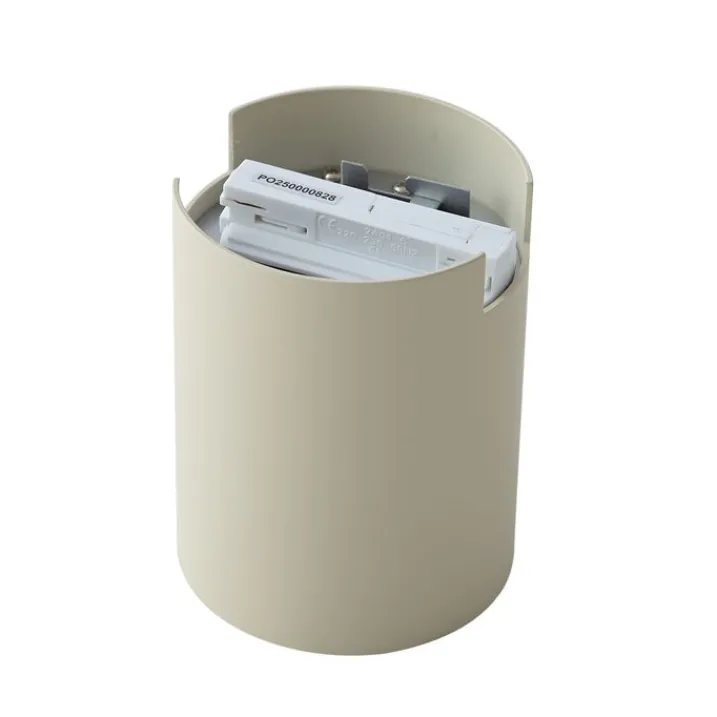 QAZQA Deckenstrahler|Aufbaustrahler*Moderner beiger Strahler für 1-Phasen-Schienensystem - Iconic Rondoo Up