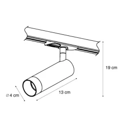QAZQA Deckenstrahler|Aufbaustrahler*Moderner beiger Strahler für 1-Phasen-Schienensystem GU10 35mm - Iconic Jeana Luxe