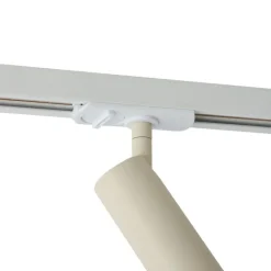 QAZQA Deckenstrahler|Aufbaustrahler*Moderner beiger Strahler für 1-Phasen-Schienensystem GU10 35mm - Iconic Jeana Luxe