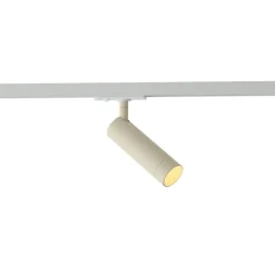 QAZQA Deckenstrahler|Aufbaustrahler*Moderner beiger Strahler für 1-Phasen-Schienensystem GU10 35mm - Iconic Jeana Luxe