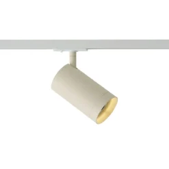 QAZQA Deckenstrahler|Aufbaustrahler*Moderner beiger Strahler für 1-Phasen-Schienensystem GU10 70mm - Iconic Jeana Luxe