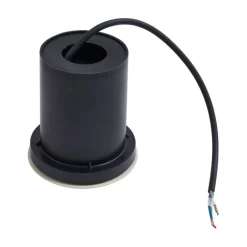 QAZQA Gartenbeleuchtung|Bodenstrahler Außen*Moderner Bodeneinbaustrahler Beige GU10 50mm Verstellbar IP65 - Delux