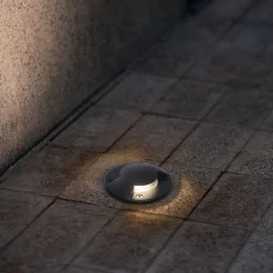 QAZQA Gartenbeleuchtung|Bodenstrahler Außen*Moderner Bodeneinbaustrahler schwarz GU10 50mm 2-Licht-Effekt IP65 - Cellar