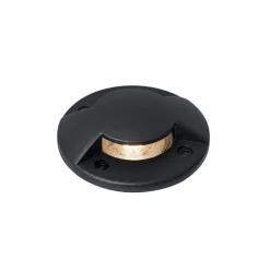 QAZQA Gartenbeleuchtung|Bodenstrahler Außen*Moderner Bodeneinbaustrahler schwarz GU10 50mm 2-Licht-Effekt IP65 - Cellar