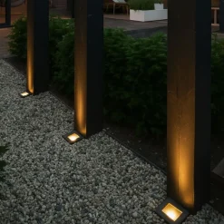 Kinder QAZQA Preisvorteil Auf Leuchtmittel|Smarte Glühbirnen*Moderner Bodenspoiler Schwarz verstellbar IP65 - Oneon