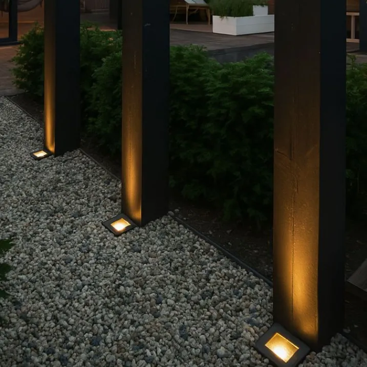 Kinder QAZQA Preisvorteil Auf Leuchtmittel|Smarte Glühbirnen*Moderner Bodenspoiler Schwarz verstellbar IP65 - Oneon