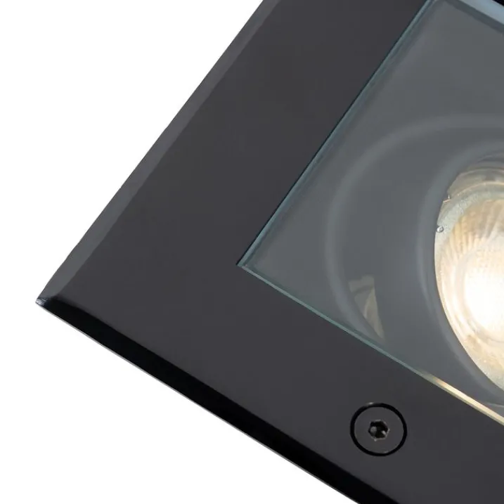 Kinder QAZQA Preisvorteil Auf Leuchtmittel|Smarte Glühbirnen*Moderner Bodenspoiler Schwarz verstellbar IP65 - Oneon