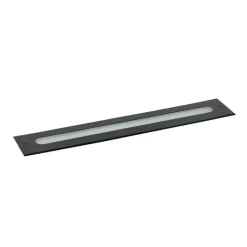 QAZQA Gartenbeleuchtung|Led-Außenleuchten*Moderner Bodenstrahler schwarz 50 cm inkl. LED IP65 - Eline