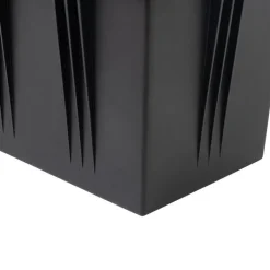 QAZQA Bodenstrahler Außen|Außenstrahler*Moderner Bodenstrahler schwarz 2-flammig verstellbar IP65 - Oneon