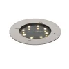 QAZQA Gartenbeleuchtung|Led-Außenleuchten*Moderner Bodenstrahler Stahl inkl. LED IP65 Solar - Terry