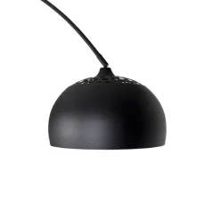 QAZQA Schlafzimmerlampen|Esszimmerlampen*Moderner Bogen Stehlampe Schwarz - XXL