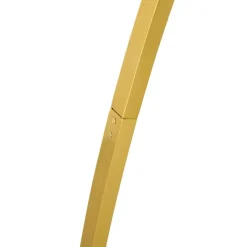 QAZQA Wohnzimmerlampen|Led-Stehlampen*Moderner Bogenlampe Messing inkl. LED mit Touch-Dimmer - Arlow