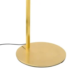 QAZQA Wohnzimmerlampen|Led-Stehlampen*Moderner Bogenlampe Messing inkl. LED mit Touch-Dimmer - Arlow