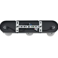 QAZQA Deckenstrahler|Aufbaustrahler*Moderner Deckenspot Gunmetal 3-flammig drehbar und verstellbar - Drain