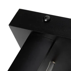 QAZQA Wandstrahler|Deckenstrahler*Moderner Deckenspot schwarz verstellbar GU10 50mm - Master