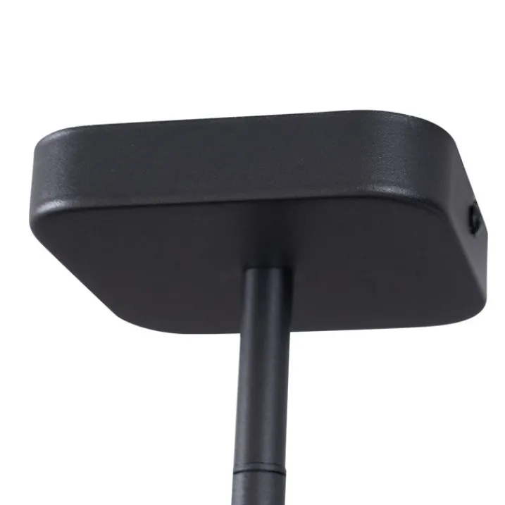 QAZQA Wandstrahler|Deckenstrahler*Moderner Deckenspot schwarz rund GU10 35mm dreh- und neigbar - Kate