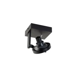 QAZQA Deckenstrahler|Aufbaustrahler*Moderner Deckenspot schwarz verstellbar GU10 111mm - Master