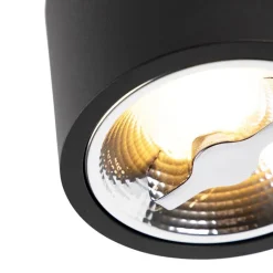 QAZQA Schlafzimmerlampen|Küchenlampen*Moderner Deckenspot schwarz AR111 inkl. LED - Expert