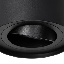 QAZQA Schlafzimmerlampen|Küchenlampen*Moderner Deckenspot schwarz dreh- und neigbar - Rondoo up