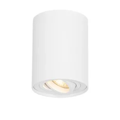 QAZQA Schlafzimmerlampen|Küchenlampen*Moderner Deckenspot weiß dreh- und neigbar - Rondoo up