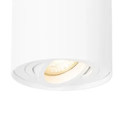 QAZQA Schlafzimmerlampen|Küchenlampen*Moderner Deckenspot weiß dreh- und neigbar - Rondoo up