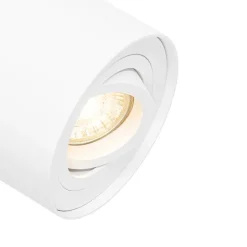 QAZQA Schlafzimmerlampen|Küchenlampen*Moderner Deckenspot weiß dreh- und neigbar - Rondoo up