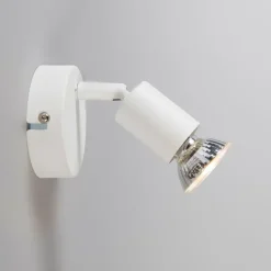 QAZQA Wandstrahler|Deckenstrahler*Moderner Deckenspot weiß neigbar - Jeany