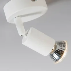 QAZQA Wandstrahler|Deckenstrahler*Moderner Deckenspot weiß neigbar - Jeany