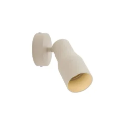 QAZQA Aufbaustrahler|Deckenstrahler*Moderner Deckenstrahler Beige GU10 50 mm rund - Stanley