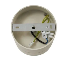 QAZQA Wandstrahler|Deckenstrahler*Moderner Deckenstrahler Beige G9 rund schwenk- und neigbar - Go Nine