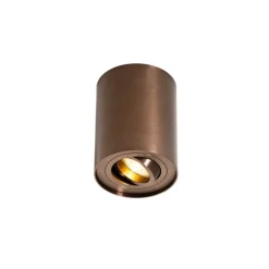 QAZQA Deckenstrahler|Aufbaustrahler*Moderner Deckenstrahler dunkelbronze dreh- und neigbar - Rondoo Up