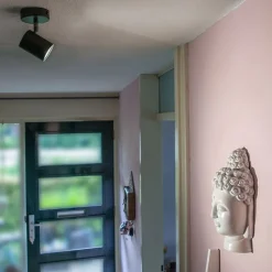 QAZQA Schlafzimmerlampen|Küchenlampen*Moderner Deckenstrahler Schwarz Verstellbar - Jeana