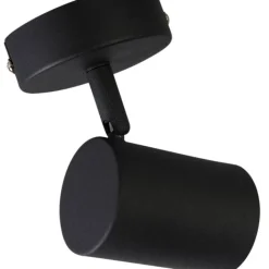 QAZQA Schlafzimmerlampen|Küchenlampen*Moderner Deckenstrahler Schwarz Verstellbar - Jeana