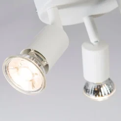 QAZQA Deckenstrahler|Aufbaustrahler*Moderner Deckenstrahler weiß rund - Jeany 3