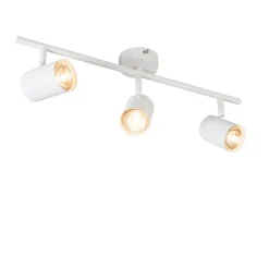 QAZQA Deckenstrahler|Aufbaustrahler*Moderner Deckenstrahler weiß 3-flammig verstellbar - Jeana