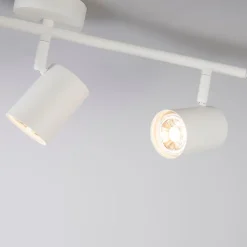 QAZQA Deckenstrahler|Aufbaustrahler*Moderner Deckenstrahler weiß 3-flammig verstellbar - Jeana