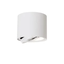 QAZQA Schlafzimmerlampen|Küchenlampen*Moderner Deckenstrahler weiß dreh- und neigbar AR111 - Rondoo Up