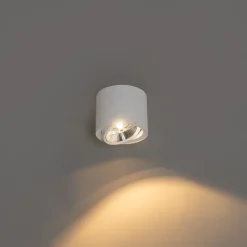 QAZQA Schlafzimmerlampen|Küchenlampen*Moderner Deckenstrahler weiß dreh- und neigbar AR111 - Rondoo Up