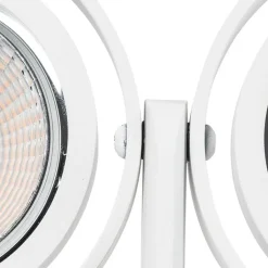 QAZQA Deckenstrahler|Aufbaustrahler*Moderner Deckenstrahler weiß 2-flammig GU10 70mm - Master