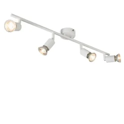 QAZQA Deckenstrahler|Aufbaustrahler*Moderner Deckenstrahler weiß schwenkbar - Jeany 4