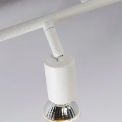 QAZQA Deckenstrahler|Aufbaustrahler*Moderner Deckenstrahler weiß schwenkbar - Jeany 4