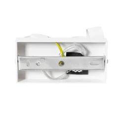 QAZQA Deckenstrahler|Aufbaustrahler*Moderner Deckenstrahler weiß 2-flammig GU10 50mm - Master