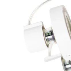 QAZQA Deckenstrahler|Aufbaustrahler*Moderner Deckenstrahler weiß 2-flammig GU10 50mm - Master