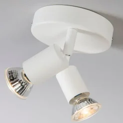 QAZQA Deckenstrahler|Aufbaustrahler*Moderner Deckenstrahler weiß kippbar - Jeany 2