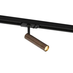 QAZQA Schlafzimmerlampen|Küchenlampen*Moderner Dunkelbronze-Spot für 1-phasiges Schienensystem - Iconic Ivy