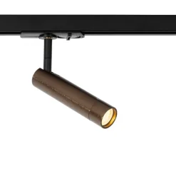QAZQA Schlafzimmerlampen|Küchenlampen*Moderner Dunkelbronze-Spot für 1-phasiges Schienensystem - Iconic Ivy