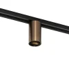 QAZQA Deckenstrahler|Aufbaustrahler*Moderner Dunkelbronze-Strahler für 1-Phasen-Schienen-System GU10 35mm - Iconic Ruby Honey