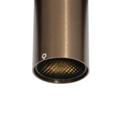 QAZQA Deckenstrahler|Aufbaustrahler*Moderner Dunkelbronze-Strahler für 1-Phasen-Schienen-System GU10 35mm - Iconic Ruby Honey