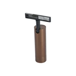 QAZQA Deckenstrahler|Aufbaustrahler*Moderner Dunkelbronze-Strahler für 1-Phasen-Schienensystem GU10 35mm - Slimline Uzzy