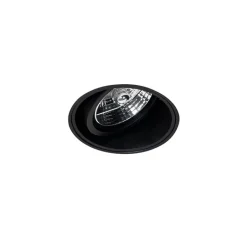 QAZQA Einbaustrahler|Wohnzimmerlampen*Moderner Einbau Spot schwarz trimmlos - Impact 70